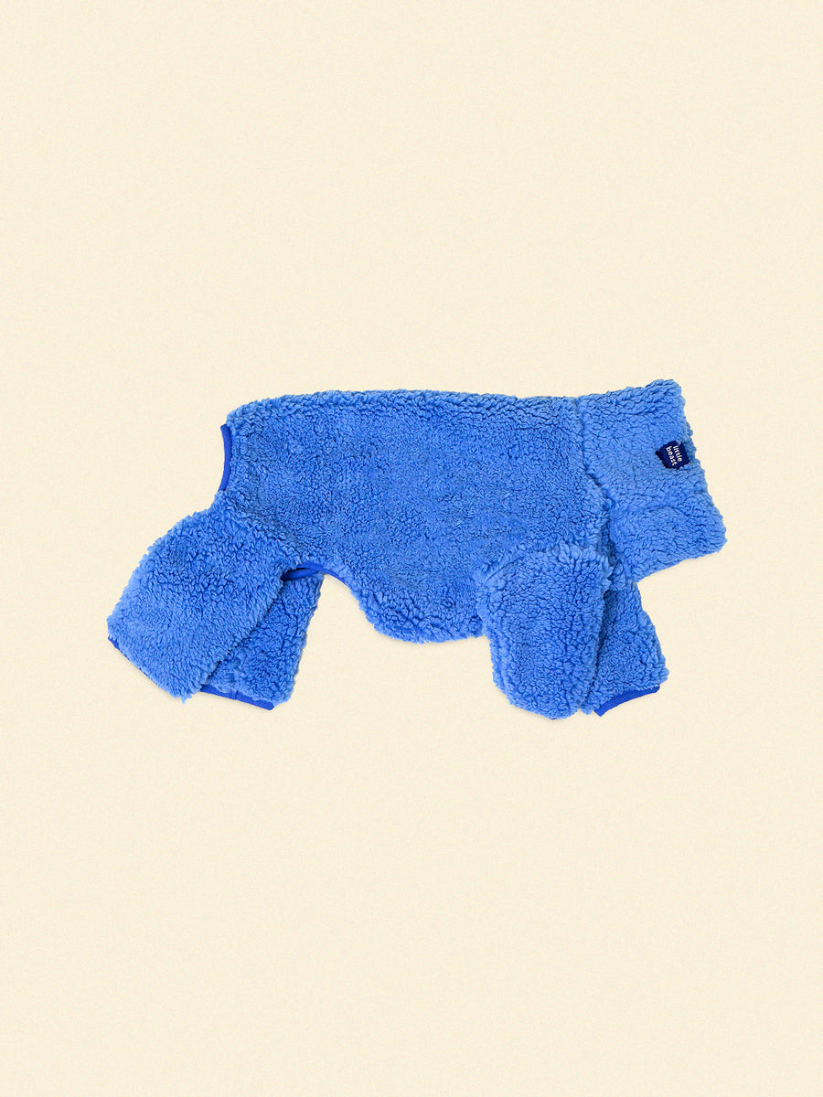 Little Beast Dog Onesie Blue Magic Fleece Onesie