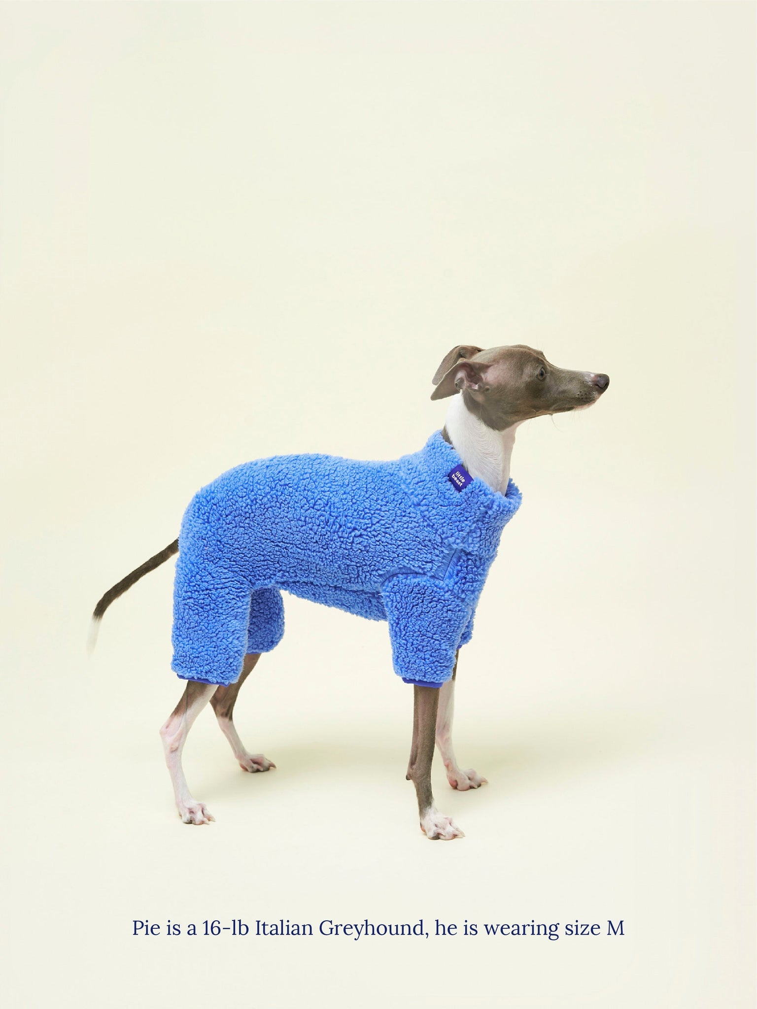 Little Beast Dog Onesie Blue Magic Fleece Onesie