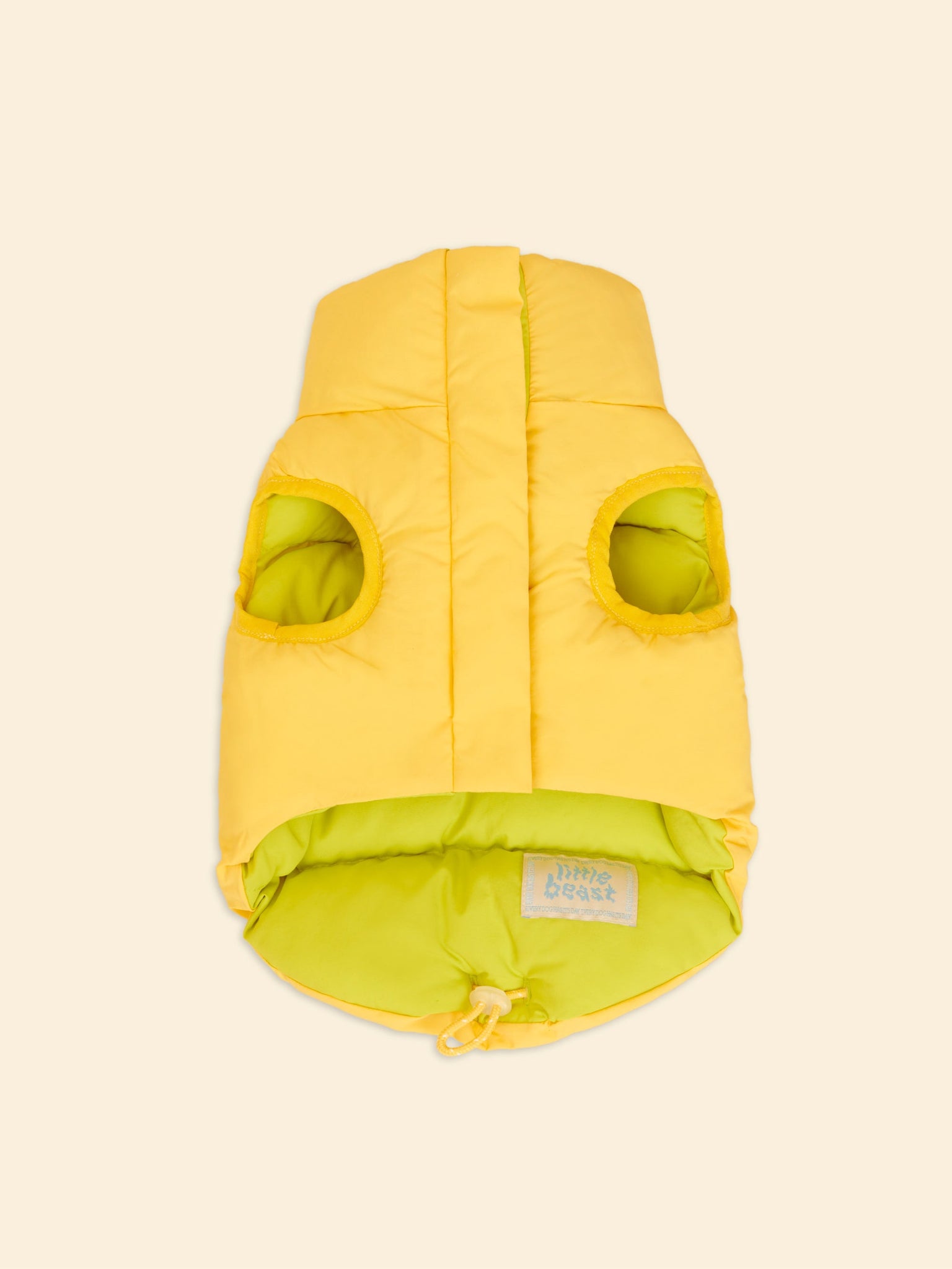 Little Beast Dog Parka The Super Duper Reversible Parka Vest - Lime & Cream